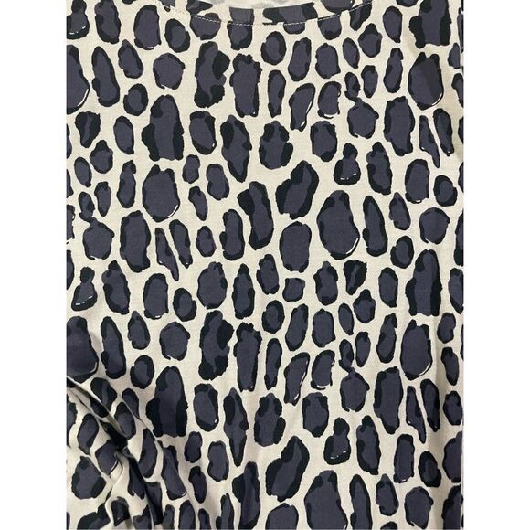 Boden lightweight leopard print long sleeve tencel blend blouse size 4 - Picture 9 of 9